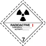 Pictograma radioativa