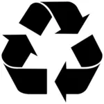 Recyklační symbol vektorový obrázek