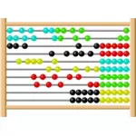 Birçok renklerde Abacus