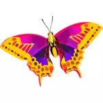 Papillon coloré abstrait
