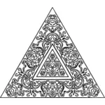 추상적 설계 된 삼각형
