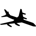 Obrázek siluety letadla