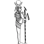 Египетский Бог векторное изображение
