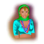 Amina porträtt vektorbild