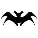 Imagem de vetor silhueta de morcego
