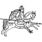 Anglosaská jezdec