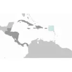 Anguilla locatie labelafbeelding