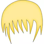 בתמונה וקטורית של שיער בלונדיני עבור דמות הילד