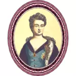 Изображение с рамкой королевы Анны