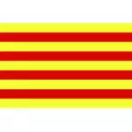 国旗的加泰罗尼亚插图