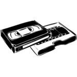 Видео кассета векторное изображение