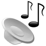 Audio-Datei-Vektor-Symbol