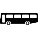 Vetor de símbolo de ônibus