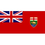 Векторное изображение флага Манитобы