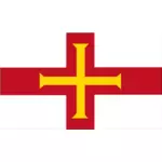 Vlajka Guernsey vektorový formát