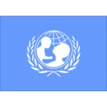 Flagg til Unicef