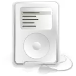 RhythmBox MP3 hudební přehrávač vektorový obrázek