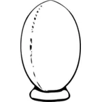 Rugbypallovektorigrafiikka
