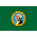 Vetor desenho da bandeira do estado de Washington
