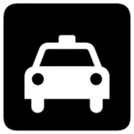Grafika wektorowa znak Taxi