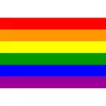 Gay pride vlajka ve vektorovém formátu