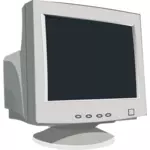 Vektorové grafiky starého CRT monitoru počítače