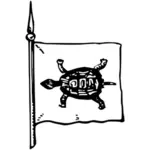 Anowara הדגל בתמונה וקטורית