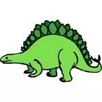 分厚い恐竜のベクトル画像
