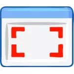 Calculator windows selectaţi pictograma vector imagine