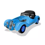 Modré starouši auto vektor