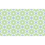 Design pattern en vert et bleu