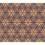 Fondo marrón con triángulos azules