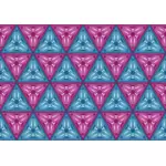 Triangular colorful pattern vector image