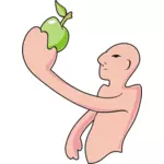 Uomo e apple