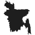 बांग्लादेश के वेक्टर मानचित्र