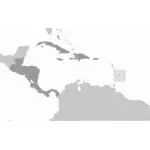 Pulau Barbados vektor gambar
