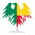 Flaga Beninu w kształcie orła