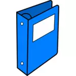 青いレバー アーチ ファイルのベクター クリップ アート