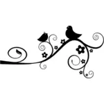 Vögel-silhouette