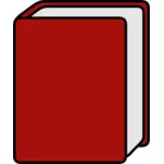 Cuaderno cerrado rojo
