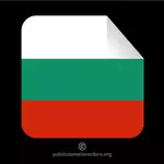 Nálepka s Bulharskou vlajku