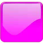 광택 빛 핑크 사각 장식 버튼 벡터 그래픽