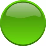 Глянцевая зеленая кнопка