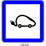 Símbolo de veículos eléctricos