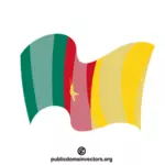 Kamerun devleti bayrak sallıyor