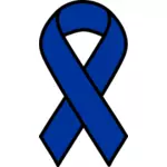 Modrá stuha symbol