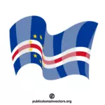 Tanjung Verde mengibarkan bendera nasional