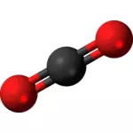 Molecola dell'anidride carbonica