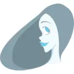 Profil de dessin animé Lady