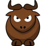 Un toro enojado